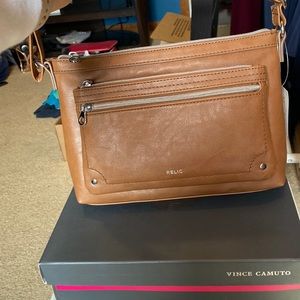 Brown Leather Crossbody Purse